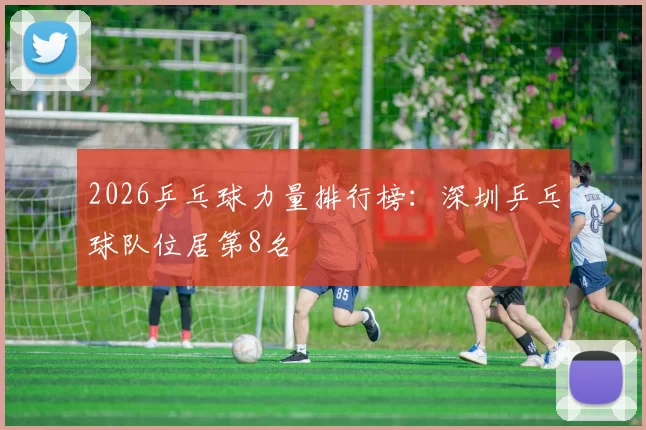2026乒乓球力量排行榜：深圳乒乓球队位居第8名